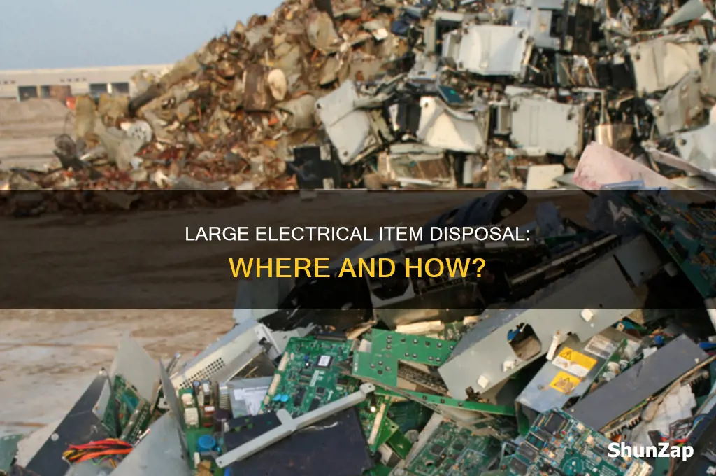 where to throw away large electrical things