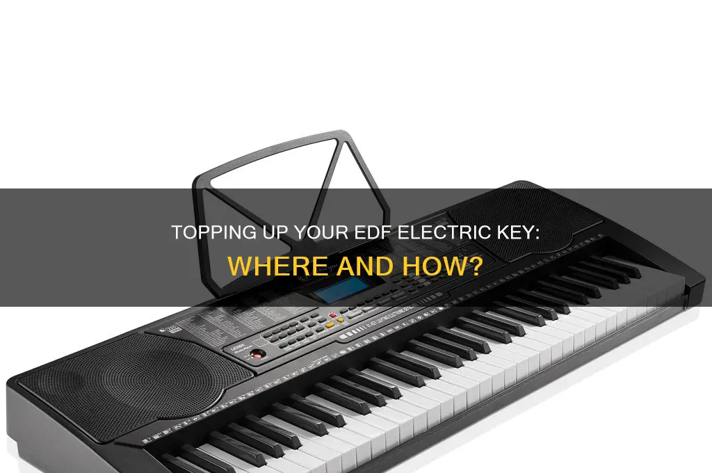 where to top up electric key edf