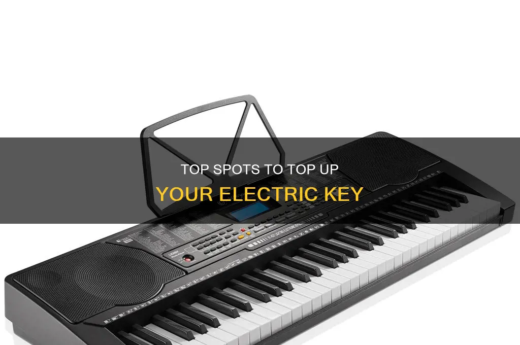 where to top up your electric key
