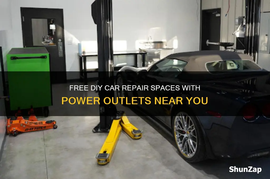 where to work on my car for free with electricity