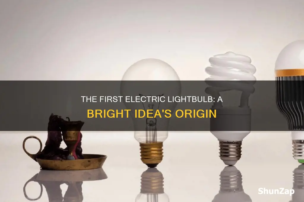 where was the first electric lightbulb invented