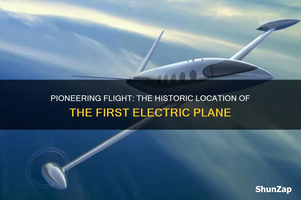 where was the first electric plane used