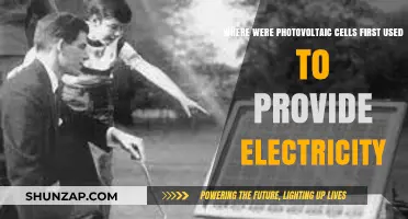 The Pioneering Use of Photovoltaic Cells in Electricity Generation