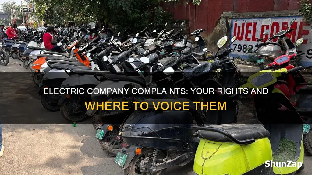 where you csn you complain about electric company