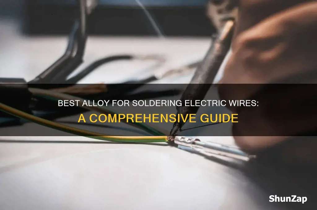 which alloy is used for soldering of electric wire