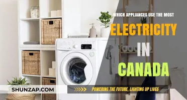 Top Energy-Consuming Appliances in Canadian Homes: A Breakdown