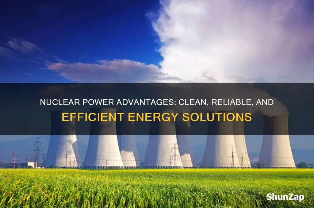 which are advantages of using nuclear reactors to generate electricity