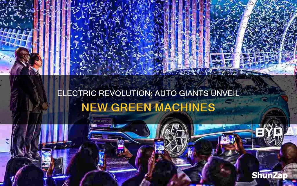 which auto companies announced an all-new electric vehicle this week