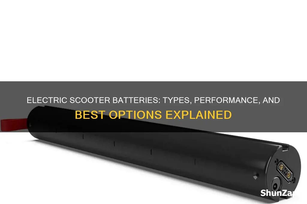 which battery is used in electric scooter
