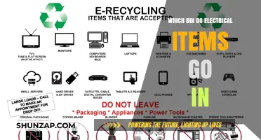 Electrical Item Disposal: Which Bin to Use?
