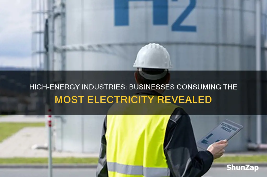 which business use a lot of electricity