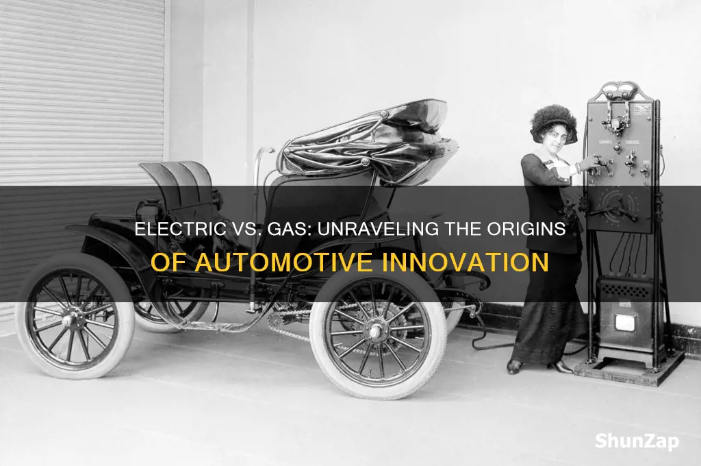 which came first electric or gas car