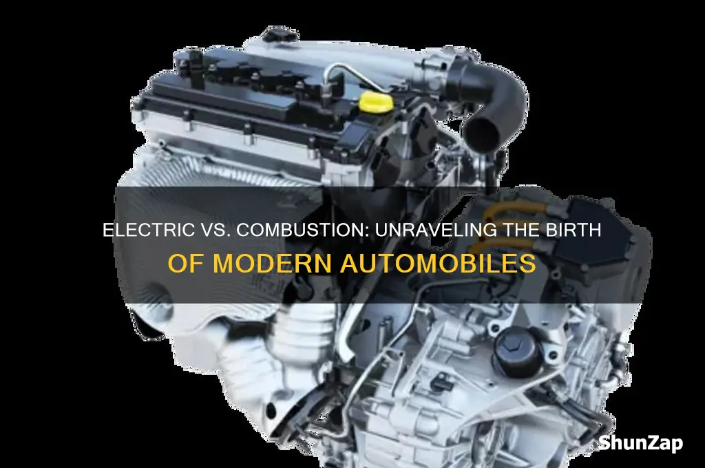 which came first electric or internal combustion engine cars