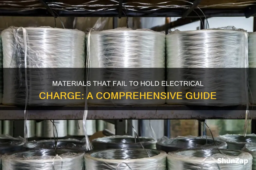 which cannot be used to store an electrical charge