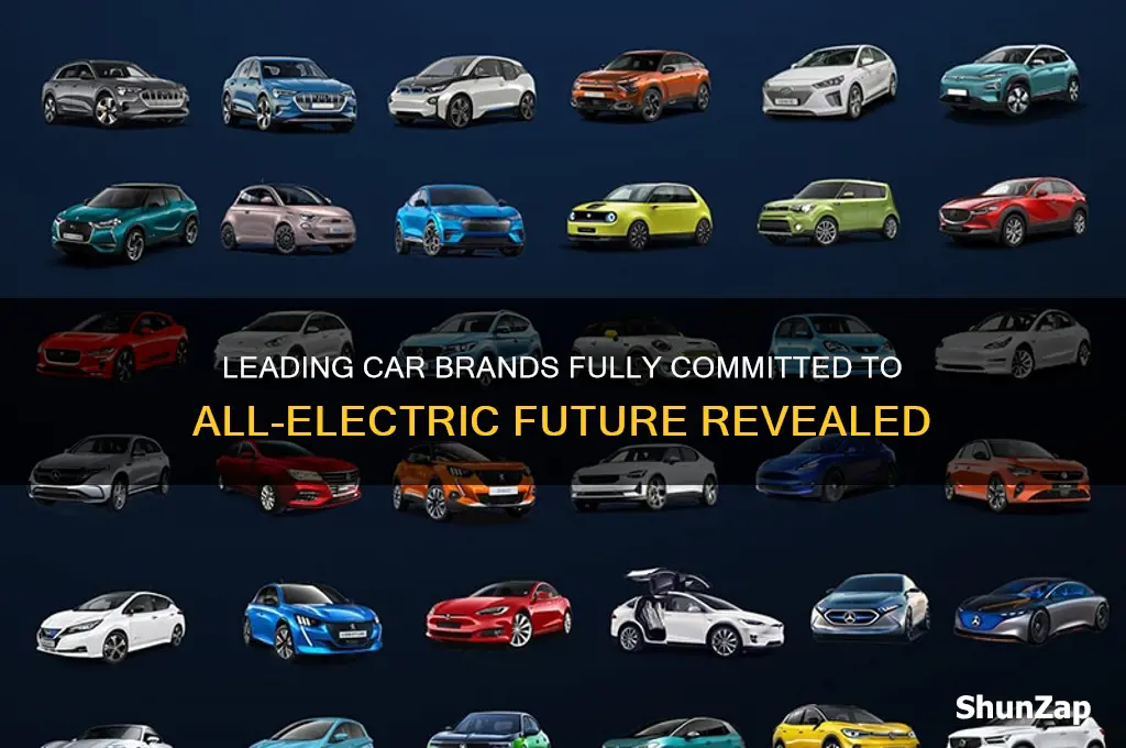 which car companies are commited to gong all electric