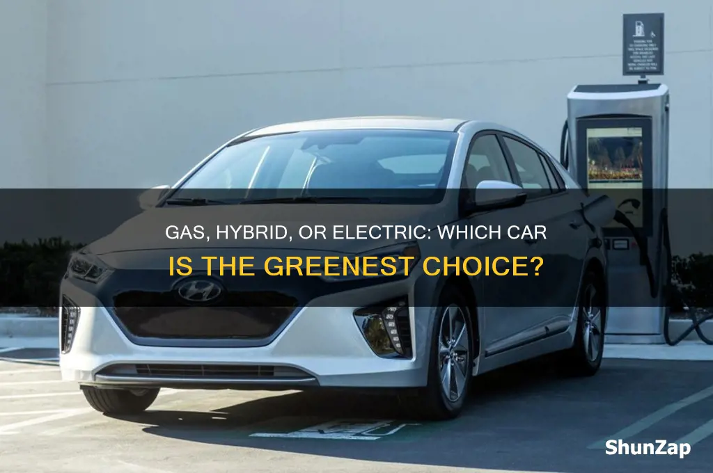 which car is better for the environment gas hybrid electric