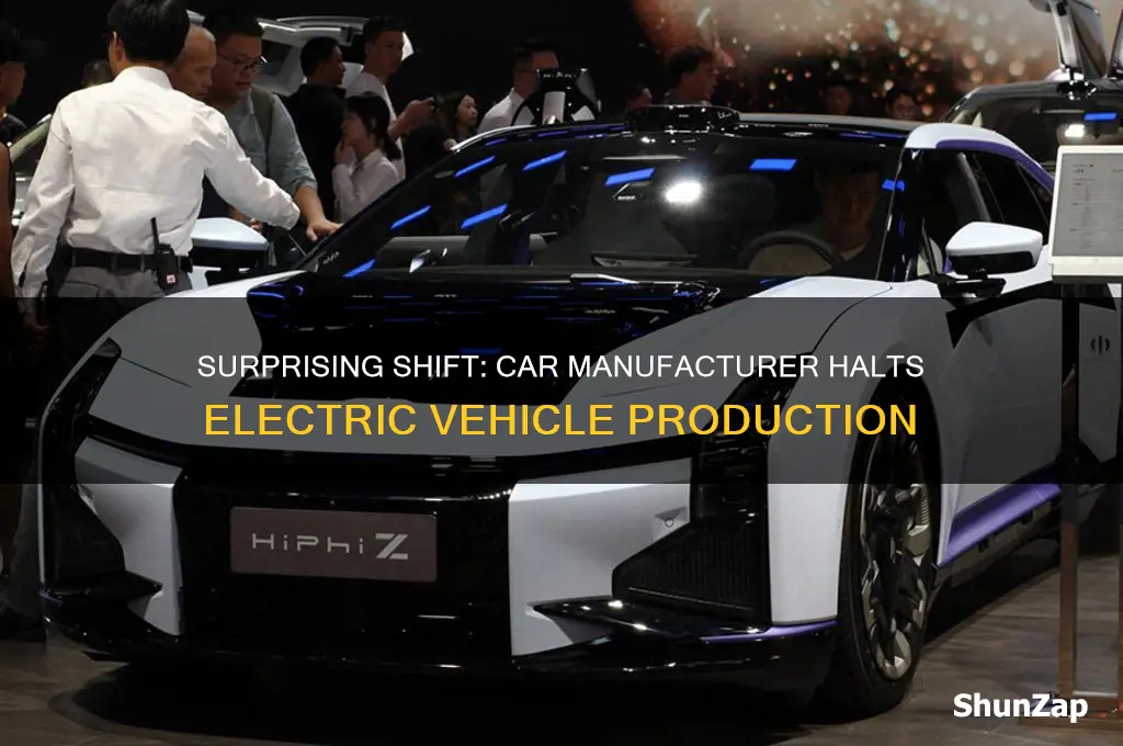 which car manufacturer has stopped making electric cars