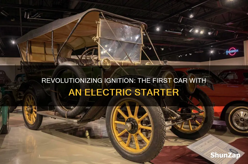 which car was the first to have an electric starter