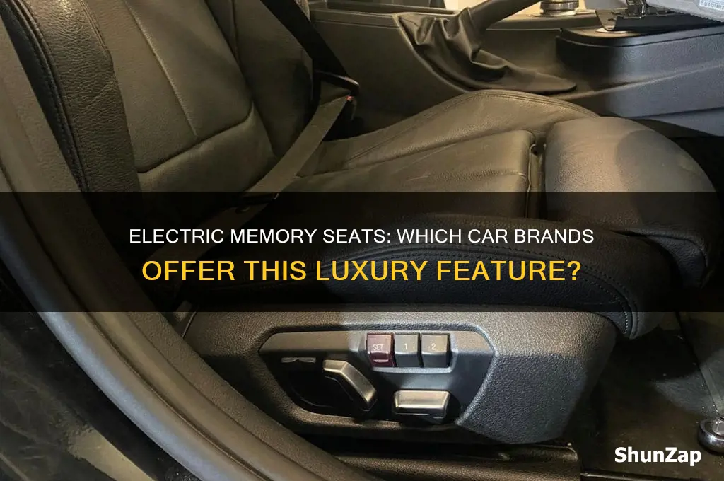 which cars have electric memory seats