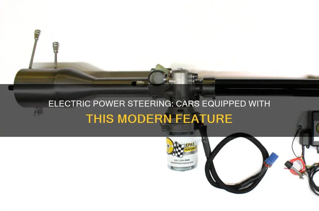 which cars have electric power steering