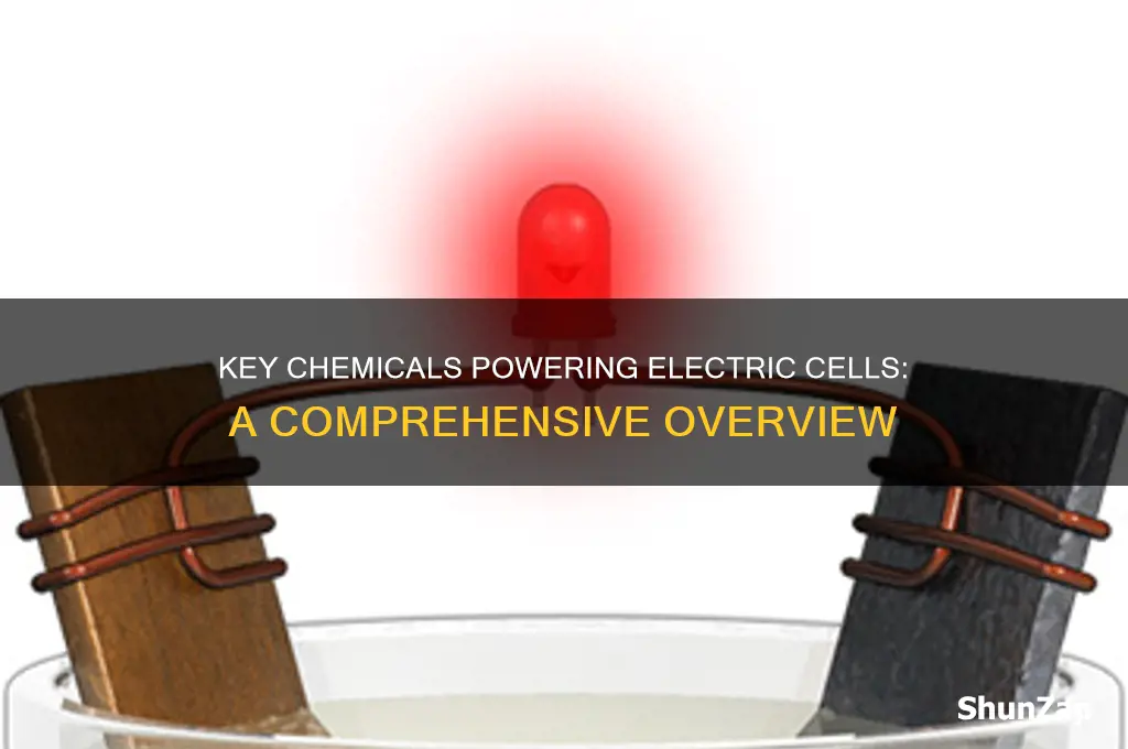 which chemical is used in electric cell