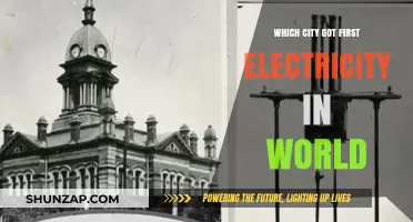 The First City to Light Up the World