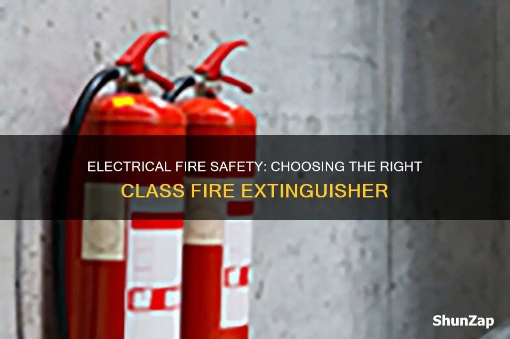 which class fire extinguisher to use on an electrical fire