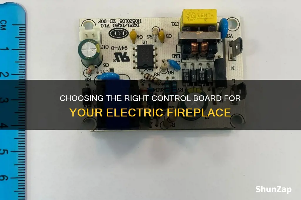 which control board for my electric fireplace