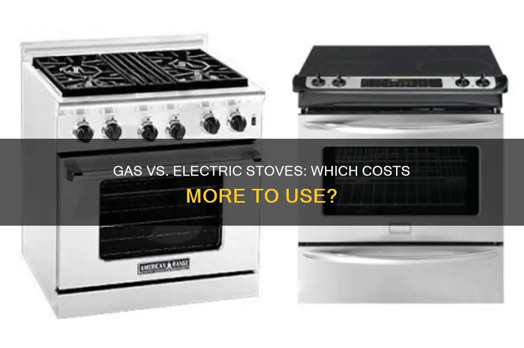 which cost more to use gas or electric stove