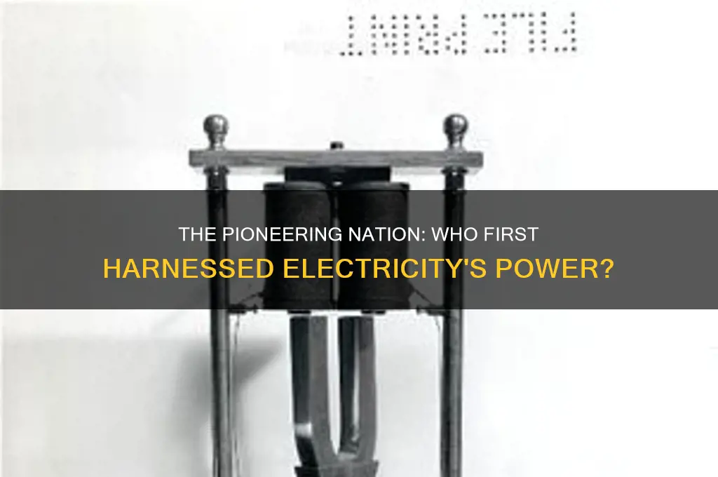 which country first used electricity