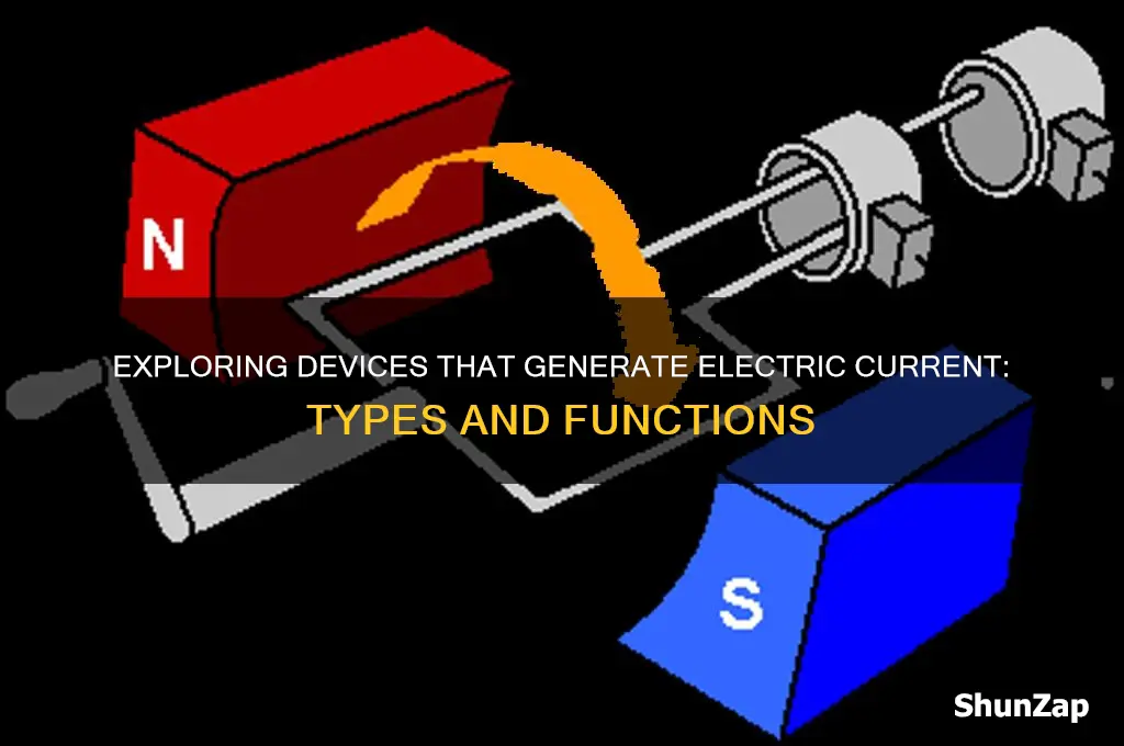 which device is used for producing electric current