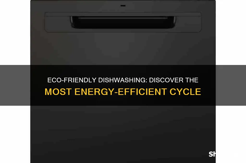 which dishwasher cycle uses least electricity