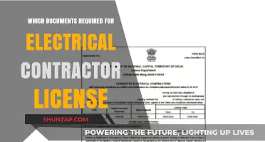 Electrical Contractor License: What Documents are Needed?