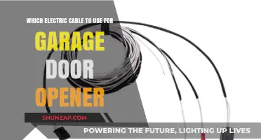 Choosing the Right Electric Cable for Your Garage Door Opener