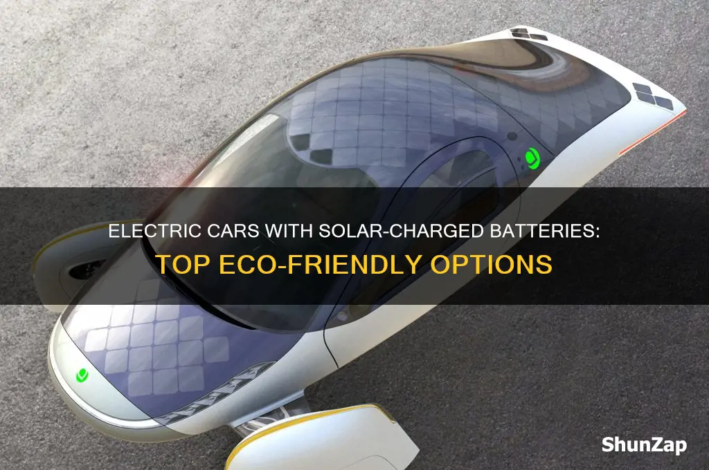 which electric car has solar charged batteries