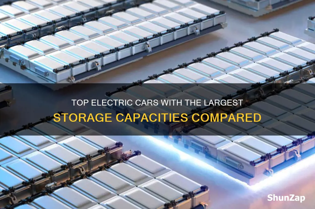 which electric car has the most storage