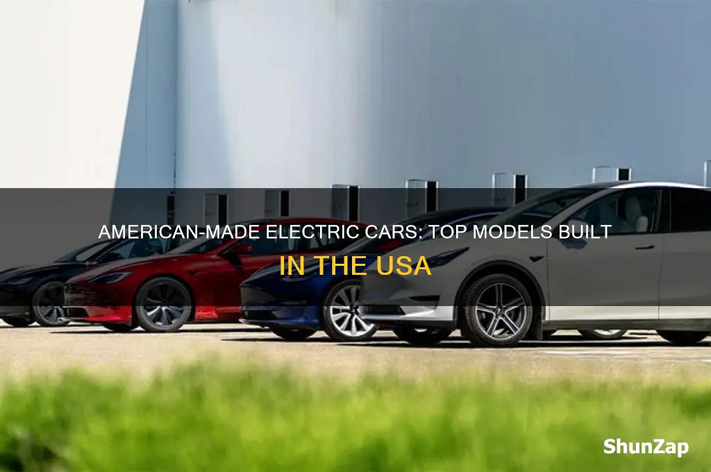 which electric cars are made in america