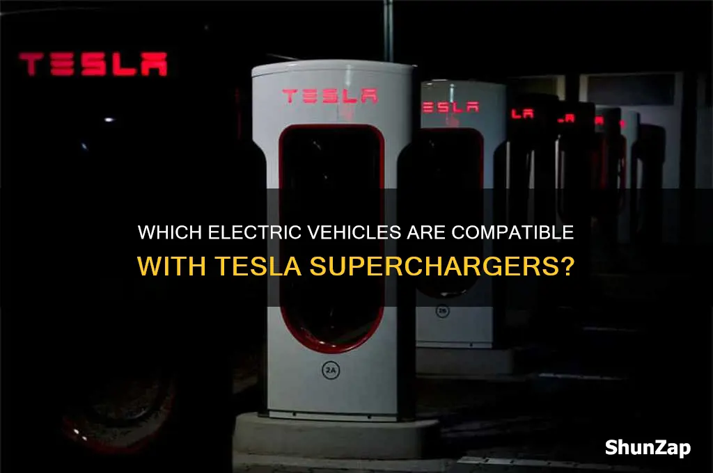 which electric cars can use tesla superchargers