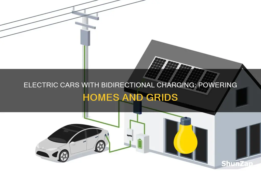 which electric cars have bidirectional charging