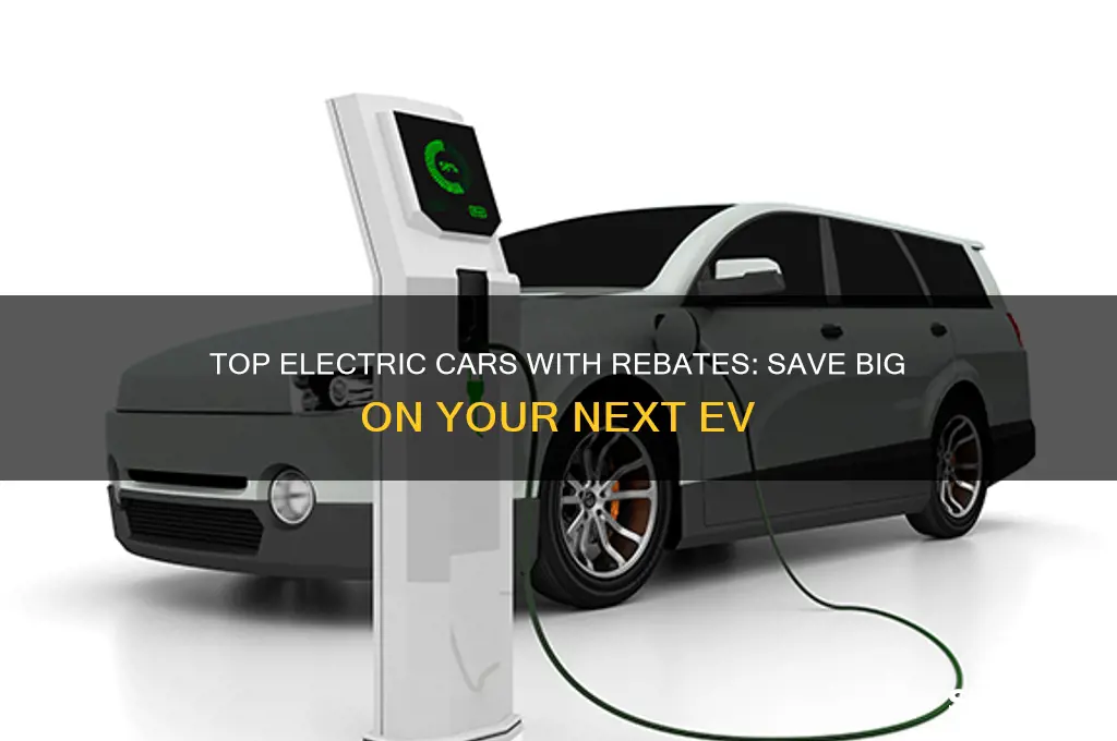which electric cars have rebates