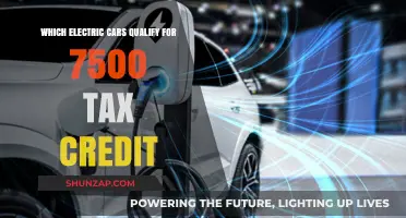 Electric Cars Eligible for the $7,500 Federal Tax Credit