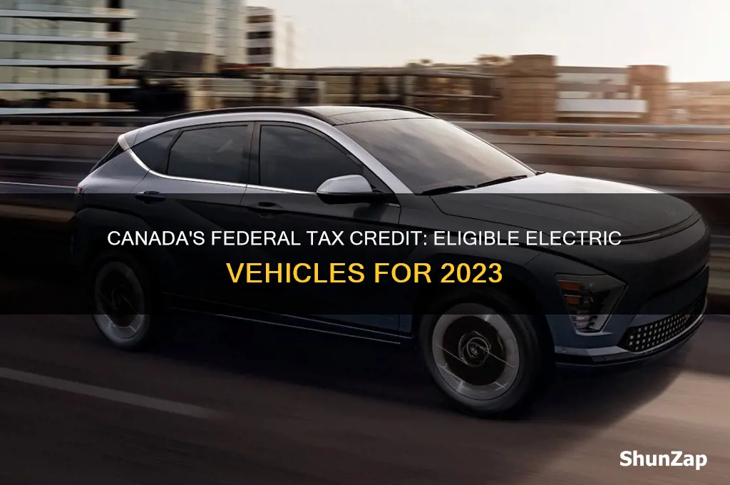 which electric cars qualify for federal tax credit in canada