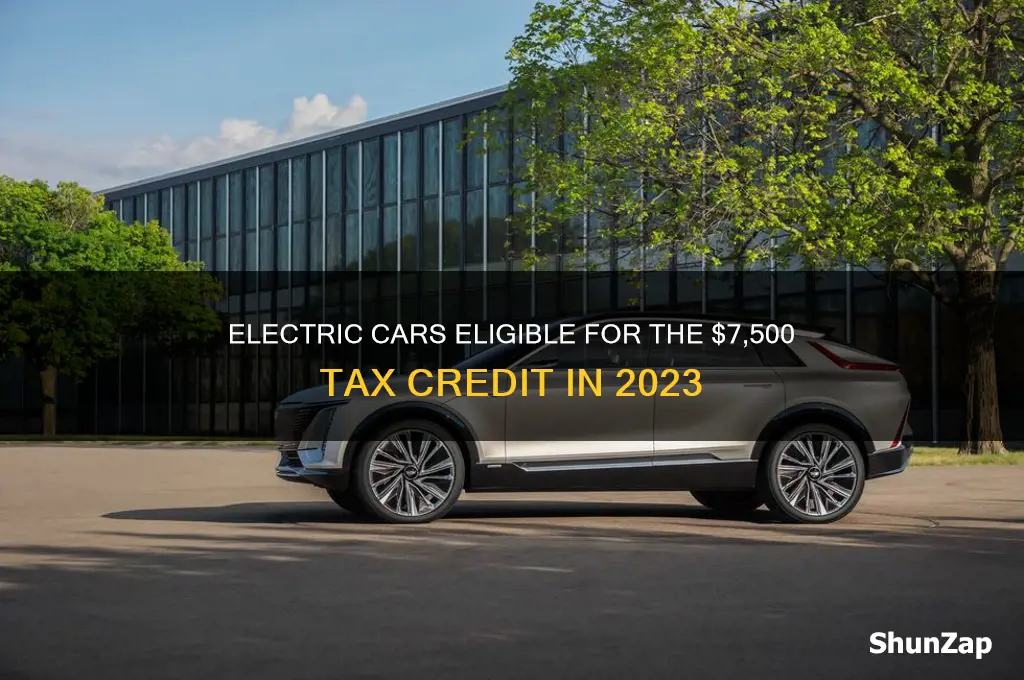 which electric cars still offer 7 500 tax credit