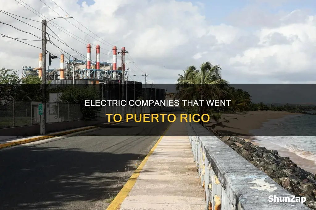 which electric companies went to puerto rico