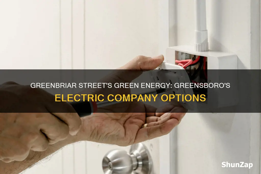 which electric company service greenbriar st greensboro nc