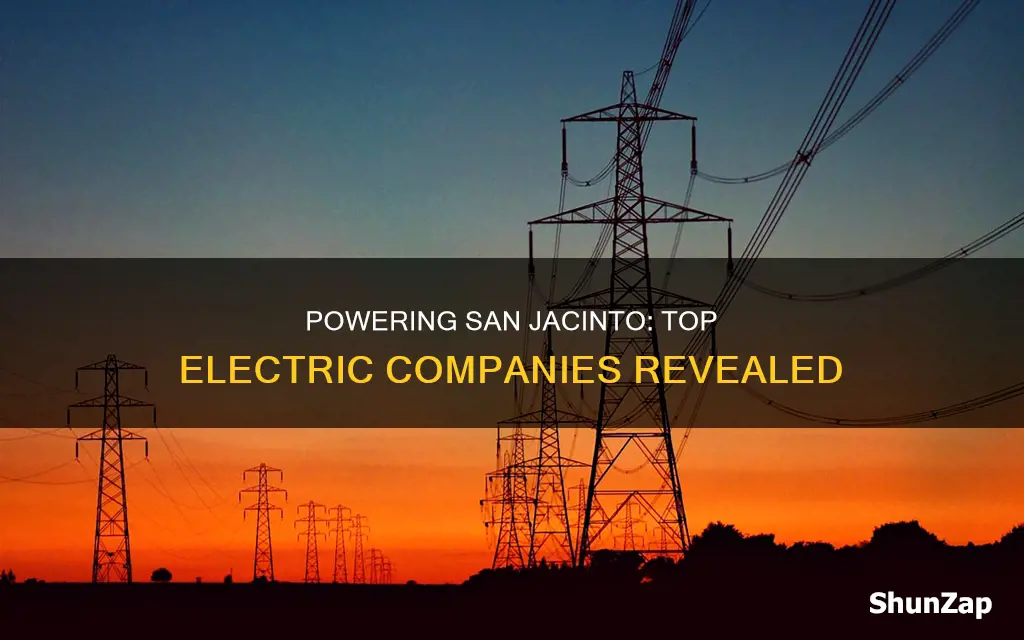 which electric company services san jacinto california