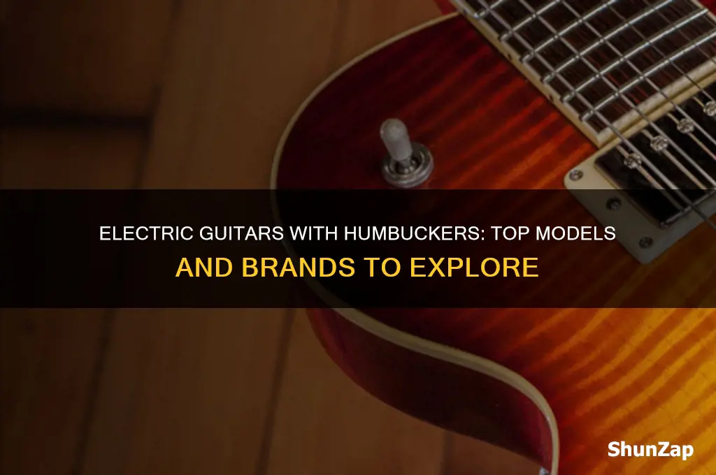which electric guitars use humbuckers
