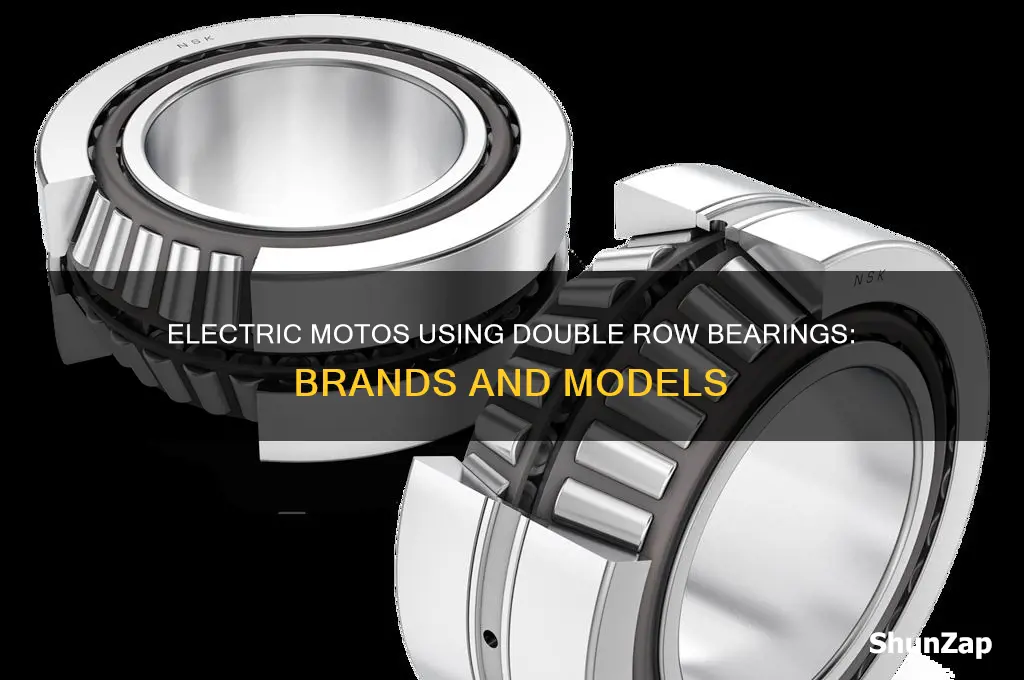 which electric motos used double row bearings