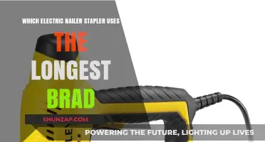 Discover the Electric Nailer Stapler with Longest Brad Capacity