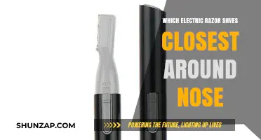 Electric Razor Precision: The Ultimate Nose-Area Shave